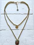 Gargantilla doble golden red | 1118