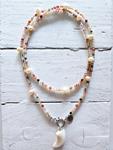 Multicolor perla doble y colmillo | 717