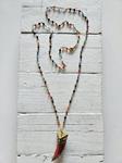 Cadena rosario colmillo tibetano rojo | 1432 | Bohemian Barcelona, freespirit, lifestyle.