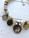 Collar cuarzo y monedas | NOM104 | Bohemian Barcelona, freespirit, lifestyle.