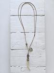Colgante colmillo cuero | JAC217 | Bohemian Barcelona, freespirit, lifestyle.