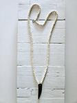 Collar colmillo Ibiza white | IBZ011