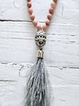 Collar Morocco plumas rose | 394 | Bohemian Barcelona, freespirit, lifestyle.
