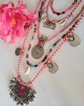 Collar cotton monedas silver | 880 | Bohemian Barcelona, freespirit, lifestyle.