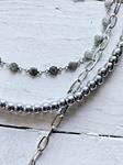 Gargantilla triple silver | 1118