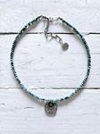 Gargantilla turquoise moneda | NOM104 | Bohemian Barcelona, freespirit, lifestyle.
