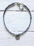 Gargantilla blue moneda | NOM104 | Bohemian Barcelona, freespirit, lifestyle.