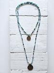 Collar doble vuelta mini turquoise | 267 | Bohemian Barcelona, freespirit, lifestyle.