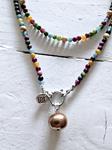 Multicolor doble con perla  | 717