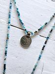 Collar doble vuelta mini turquoise | 267 | Bohemian Barcelona, freespirit, lifestyle.