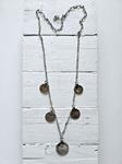 Collar monedas silver  | 363