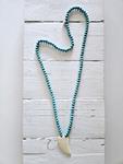 Collar colmillo Ibiza turquoise | IBZ011 | Bohemian Barcelona, freespirit, lifestyle.