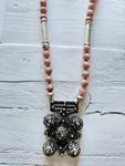 Collar cruz Bereber big rose | 291 | Bohemian Barcelona, freespirit, lifestyle.