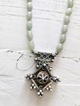 Collar Jade y cruz bereber  | 291 | Bohemian Barcelona, freespirit, lifestyle.