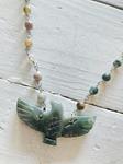 Gargantilla Ave fénix jade | 342 | Bohemian Barcelona, freespirit, lifestyle.
