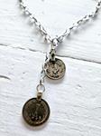 Cadena eslabones y doble moneda | 408 | Bohemian Barcelona, freespirit, lifestyle.