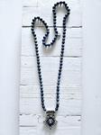 Collar lapis y cruz bereber | 1541 | Bohemian Barcelona, freespirit, lifestyle.