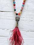 Collar Morocco plumas multicolor | 295 | Bohemian Barcelona, freespirit, lifestyle.