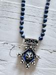 Collar lapis y cruz bereber | 1541 | Bohemian Barcelona, freespirit, lifestyle.