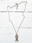 Gargantilla Fish mini | JAC217 | Bohemian Barcelona, freespirit, lifestyle.
