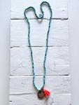 Collar moneda Ibiza turquoise  | IBZ008
