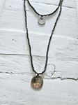 Collar doble vuelta mini grey | 267