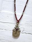 Collar Vintage cinabrio | 342 | Bohemian Barcelona, freespirit, lifestyle.