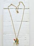 Colgante Fish Golden corales | JAC217 | Bohemian Barcelona, freespirit, lifestyle.