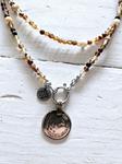 Collar doble brown y colmillo | 717 | Bohemian Barcelona, freespirit, lifestyle.
