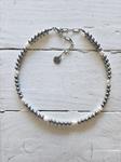 Choker Jackie hematites y perlas  | JAC202 | Bohemian Barcelona, freespirit, lifestyle.