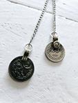 Cadena doble monedas silver | JAC217 | Bohemian Barcelona, freespirit, lifestyle.