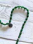 Collar ágatas moneda green | 831 | Bohemian Barcelona, freespirit, lifestyle.