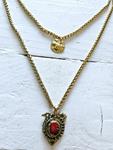 Gargantilla doble golden red | 1118