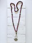 Collar amuleto tuareg fucsia | 342 | Bohemian Barcelona, freespirit, lifestyle.