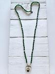 Collar ágatas moneda green | 831 | Bohemian Barcelona, freespirit, lifestyle.