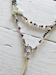 Multicolor cristal y jade doble y colmillo | 717 | Bohemian Barcelona, freespirit, lifestyle.