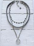 Gargantilla triple silver | 1118
