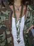 Collar Tuareg Jaspe kaki | 342 | Bohemian Barcelona, freespirit, lifestyle.