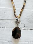 Collar ágata brown | 1118 | Bohemian Barcelona, freespirit, lifestyle.