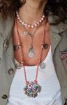 Collar cotton monedas silver | 880 | Bohemian Barcelona, freespirit, lifestyle.