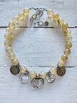 Collar cuarzo rutilado y monedas | NOM104 | Bohemian Barcelona, freespirit, lifestyle.
