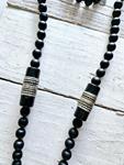 Collar onix y cruz Bereber big | 291 | Bohemian Barcelona, freespirit, lifestyle.