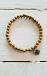 Pulsera hematites golden | 1154