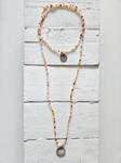 Collar doble vuelta mini melocotón | 267 | Bohemian Barcelona, freespirit, lifestyle.