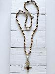 Collar Jaspe y cruz tuareg | 1112 | Bohemian Barcelona, freespirit, lifestyle.