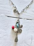 Cadena eslabones lágrima y charms | 408 | Bohemian Barcelona, freespirit, lifestyle.