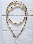 Multicolor perla doble y colmillo | 717 | Bohemian Barcelona, freespirit, lifestyle.