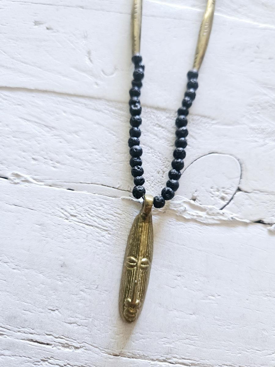 Collar Nairobi mini máscara | 605 | Bohemian Barcelona, freespirit, lifestyle.