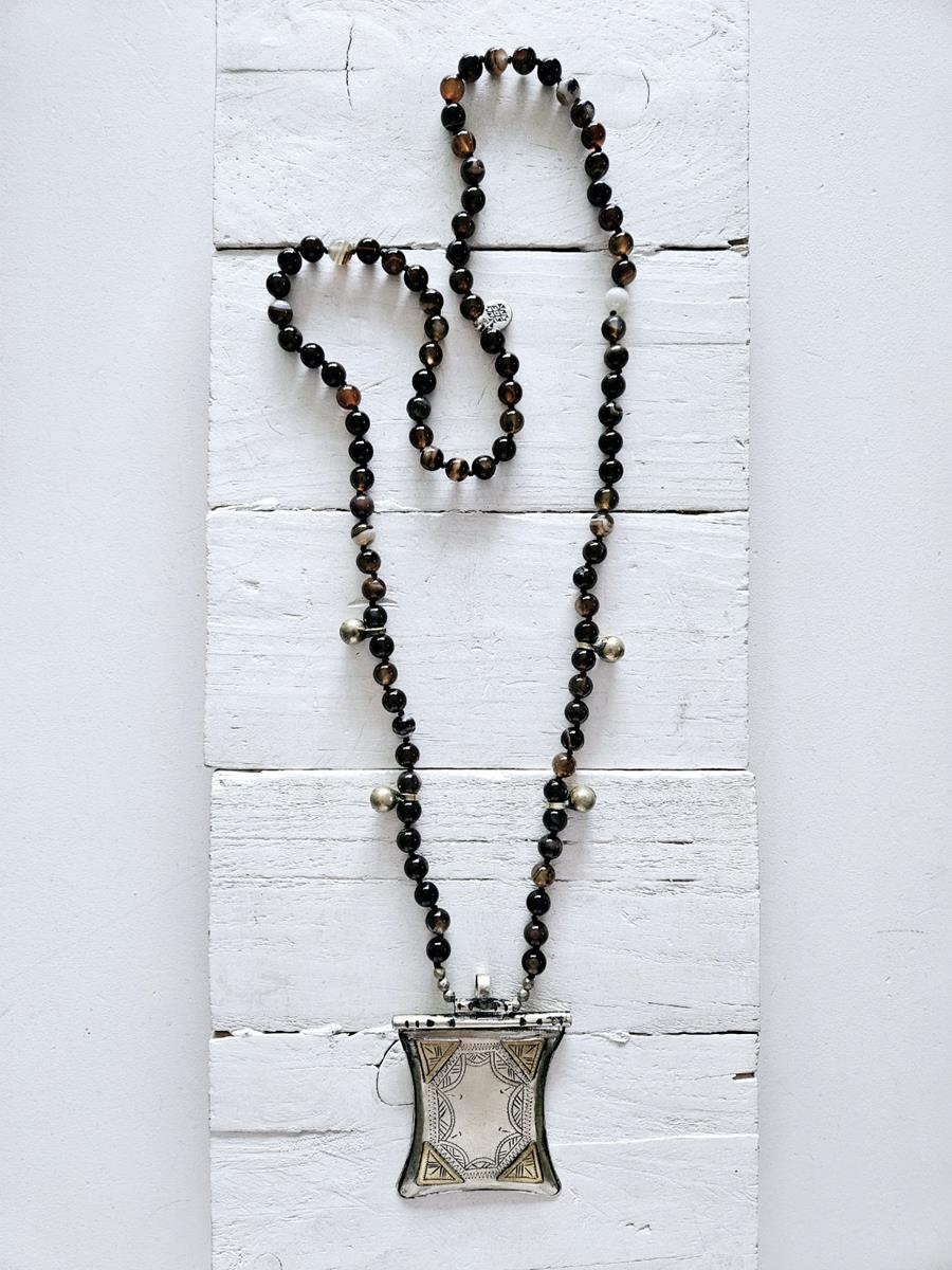 Collar square brown | 1118