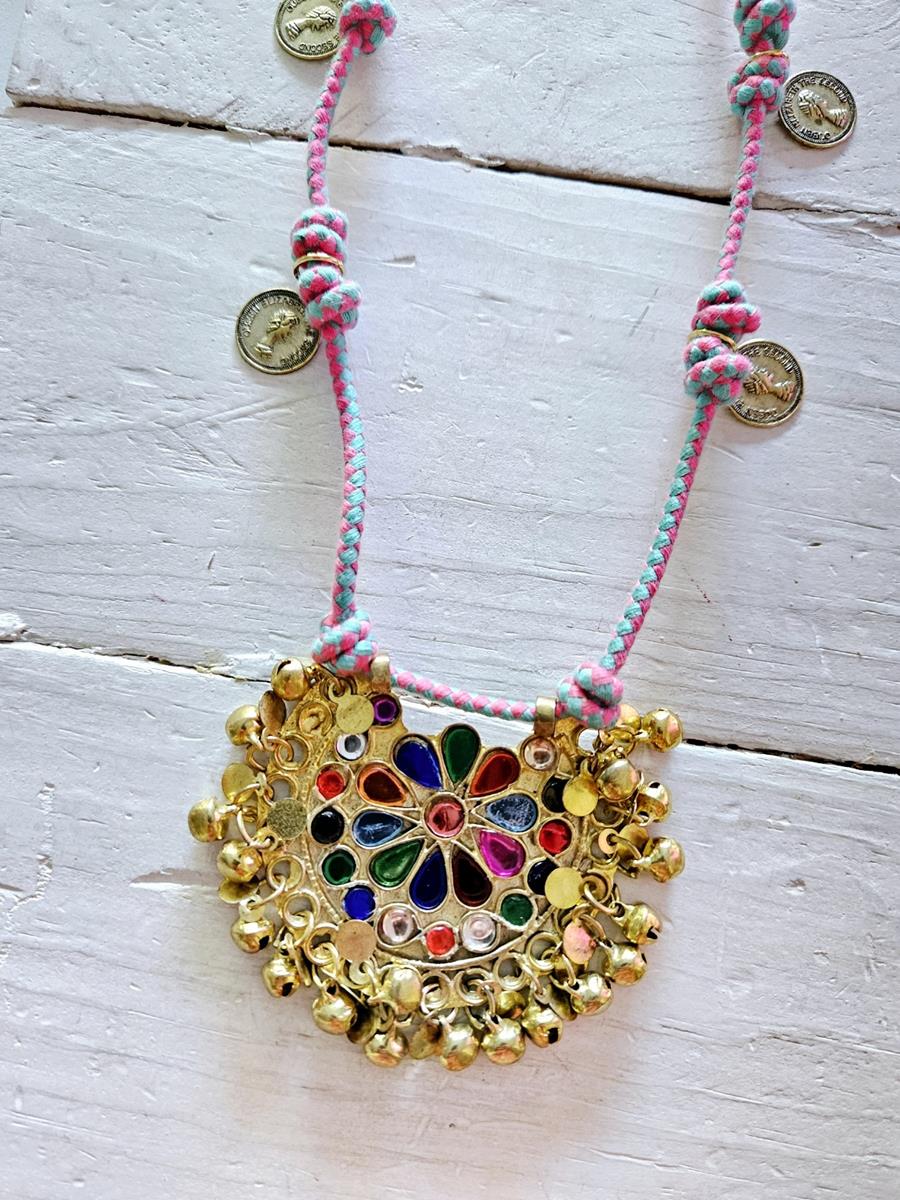 Collar cotton monedas golden | 880 | Bohemian Barcelona, freespirit, lifestyle.